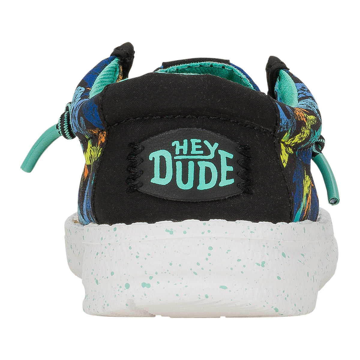 Kids Wally Toddler Sharks - Sharks Black/Multi | HEYDUDE