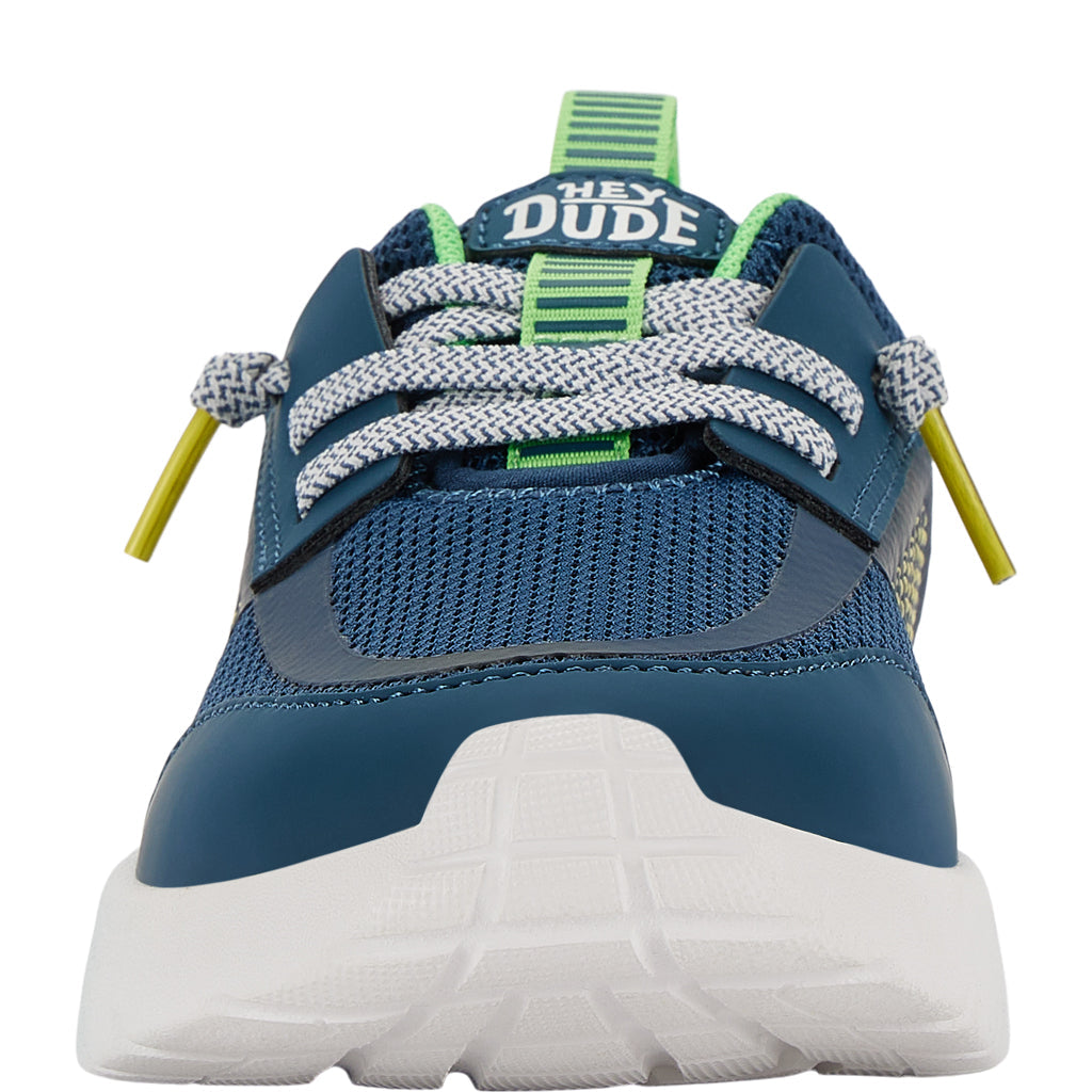 Kids Sirocco Play Youth Sport Block - Navy/Light Blue | HEYDUDE