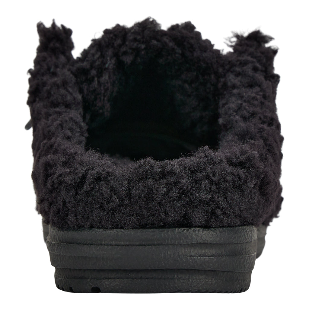 Men Wally Slipper - Cozy Black/Black | HEYDUDE