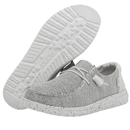 Women Wendy Sox - Stone White | HEYDUDE