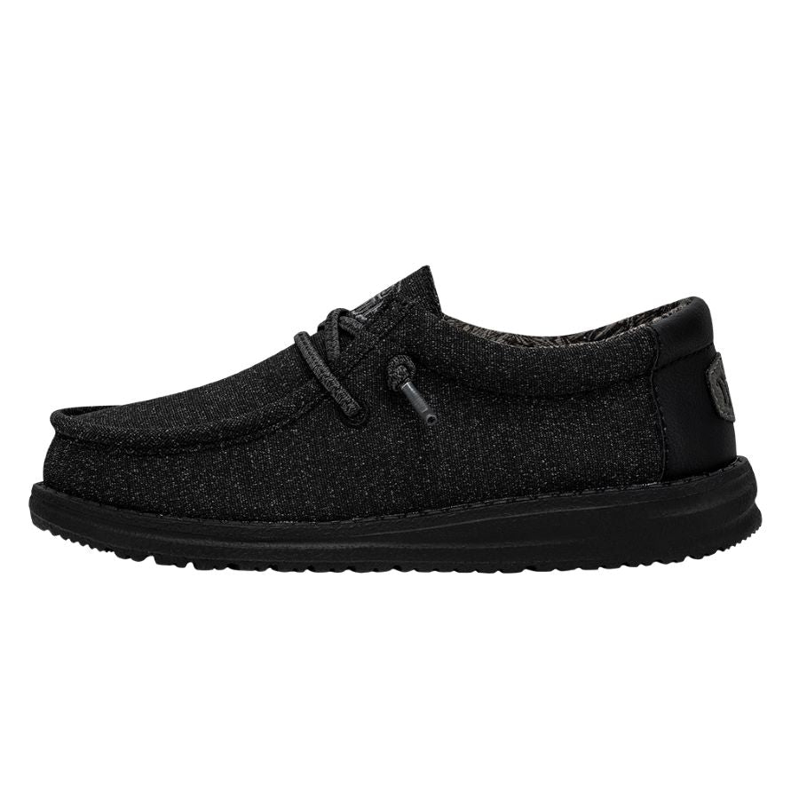 Kids Wally Youth Basic - Black | HEYDUDE