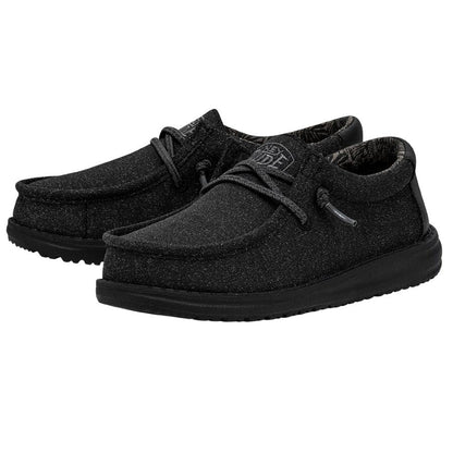Kids Wally Youth Basic - Black | HEYDUDE