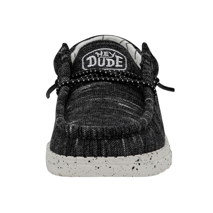 Kids Wally Toddler Stretch - Black | HEYDUDE