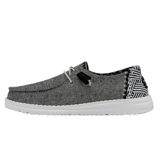 Women Wendy Chambray Woven - Onyx | HEYDUDE