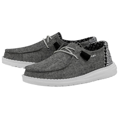 Women Wendy Chambray Woven - Onyx | HEYDUDE
