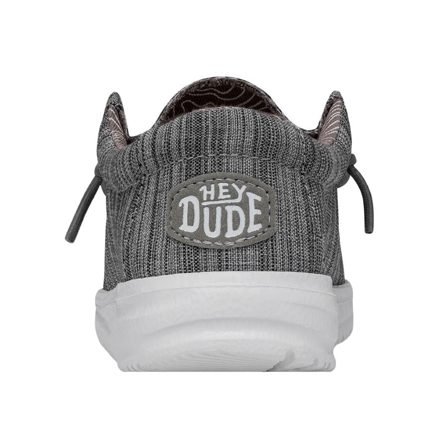Kids Wally Toddler Blend Linen - Stone | HEYDUDE