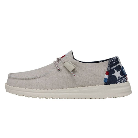 Women Wendy Texas Canvas - Off White | HEYDUDE