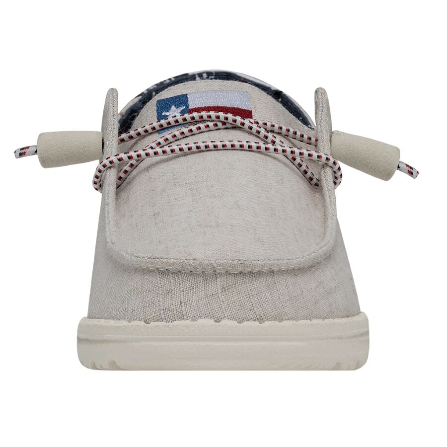 Women Wendy Texas Canvas - Off White | HEYDUDE