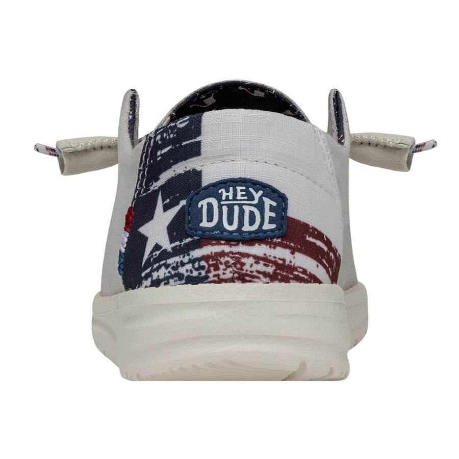 Women Wendy Texas Canvas - Off White | HEYDUDE