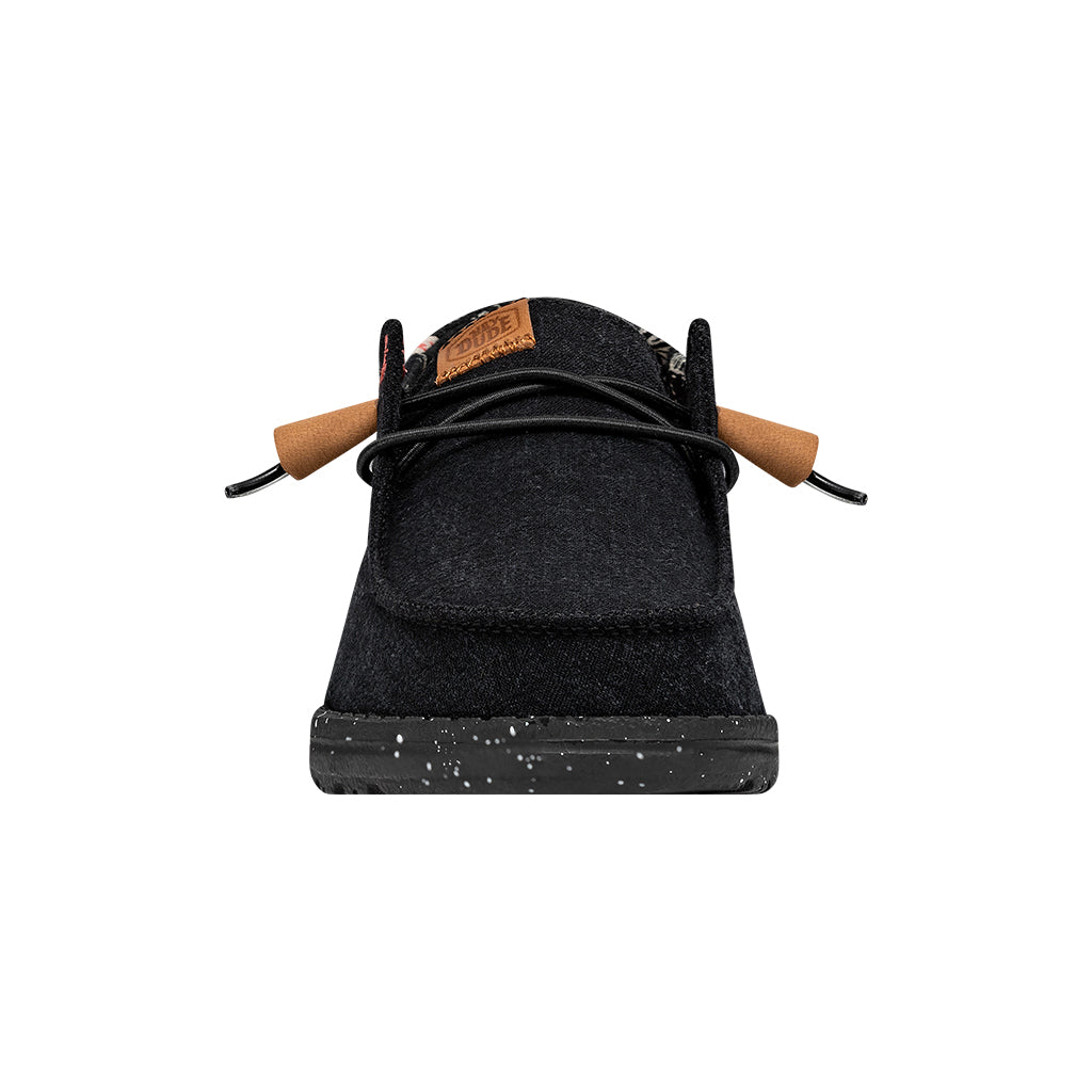 Women Wendy Washed Canvas - Black | HEYDUDE