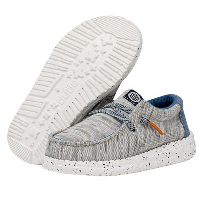 Kids Wally Toddler Jersey - Light Grey | HEYDUDE