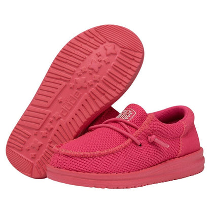 Kids Wally Toddler Funk Mono - Electric Pink | HEYDUDE