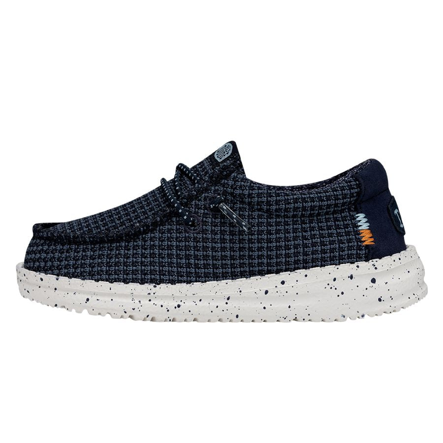 Kids Wally Toddler Sport Mesh - Navy | HEYDUDE