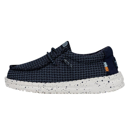 Kids Wally Toddler Sport Mesh - Navy | HEYDUDE