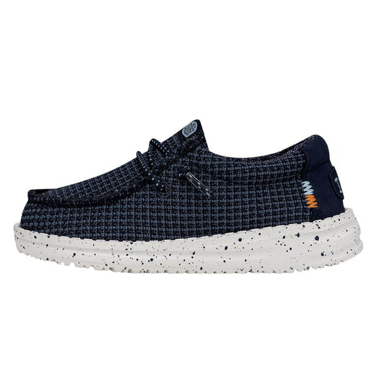 Kids Wally Toddler Sport Mesh - Navy | HEYDUDE