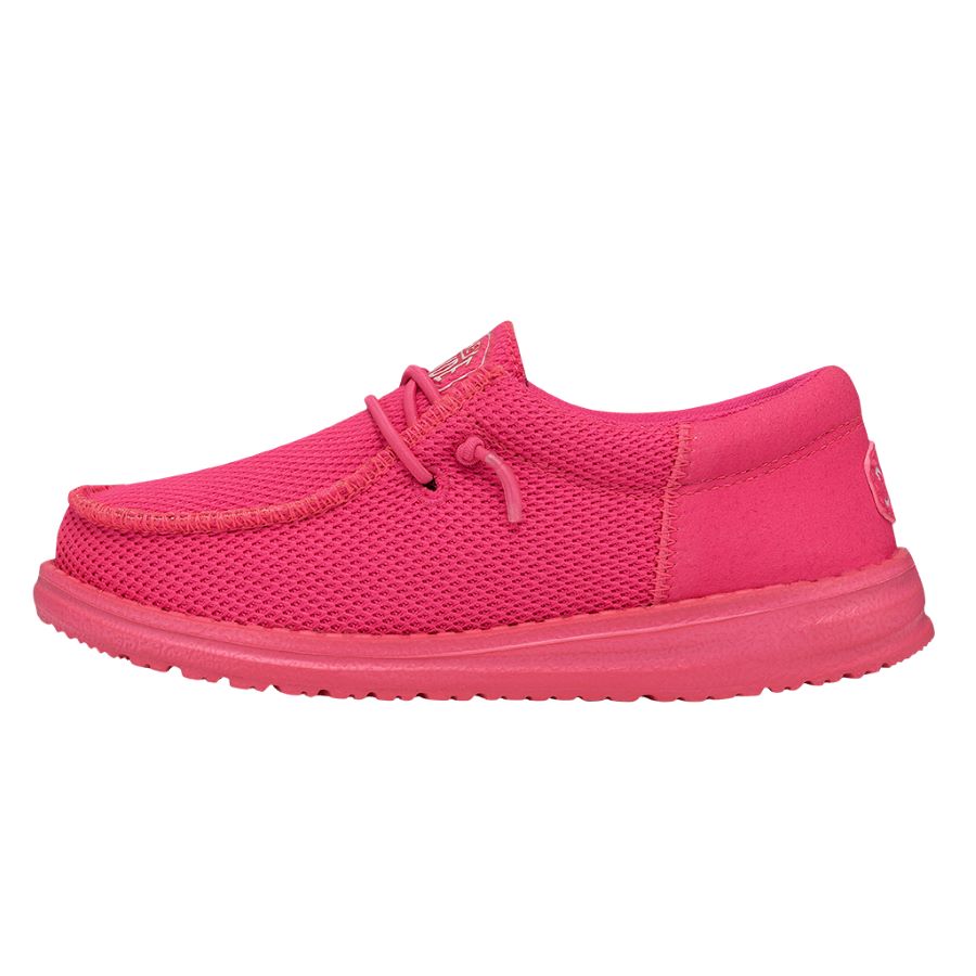 Kids Wally Youth Funk Mono - Electric Pink | HEYDUDE