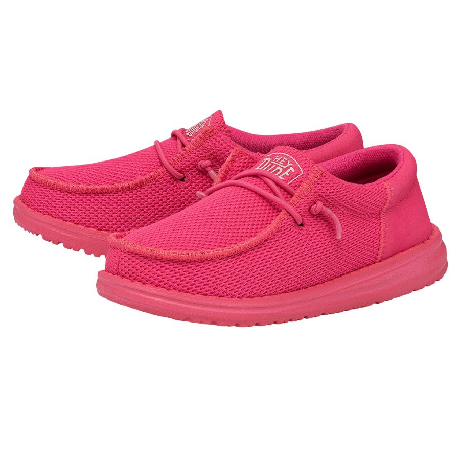 Kids Wally Youth Funk Mono - Electric Pink | HEYDUDE