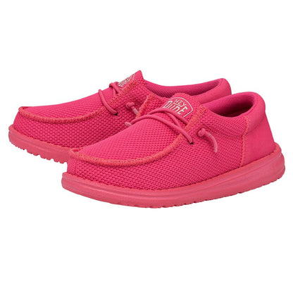 Kids Wally Youth Funk Mono - Electric Pink | HEYDUDE