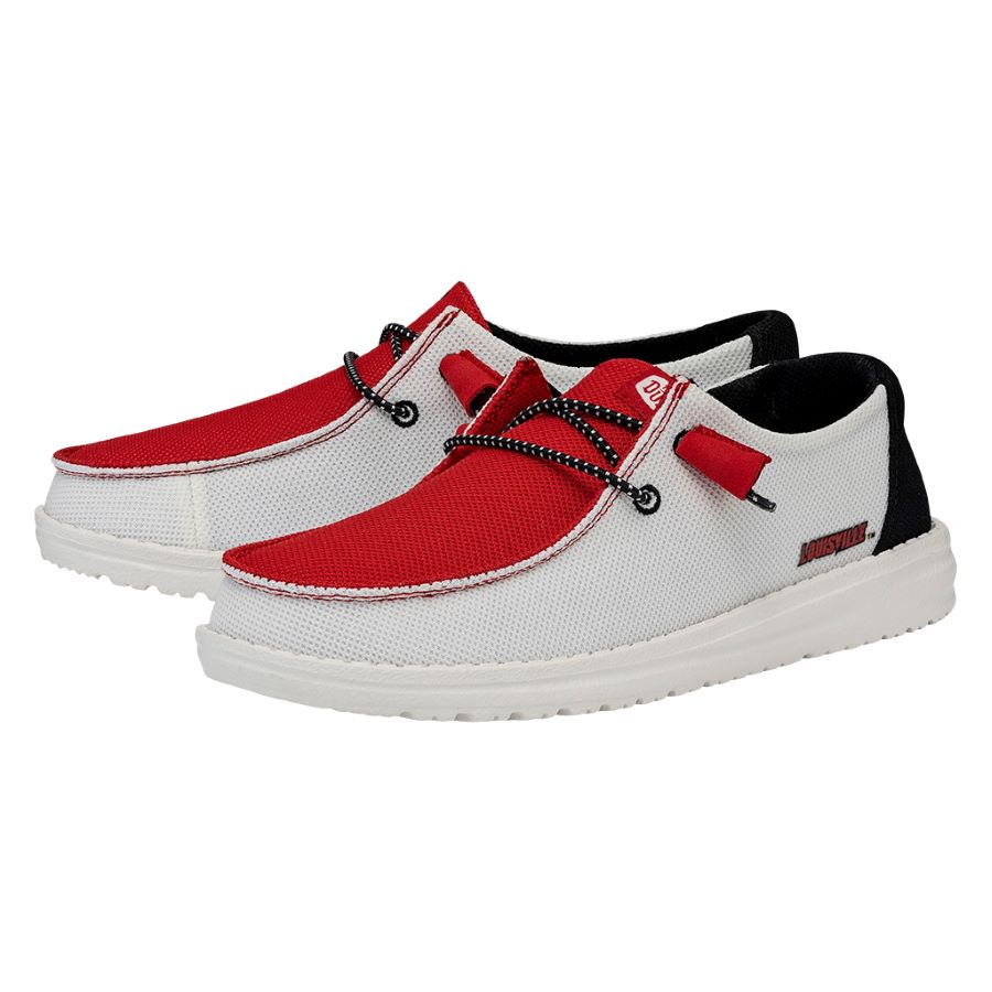 Women Wendy Louisville Cardinals - Louisville Red/White | HEYDUDE