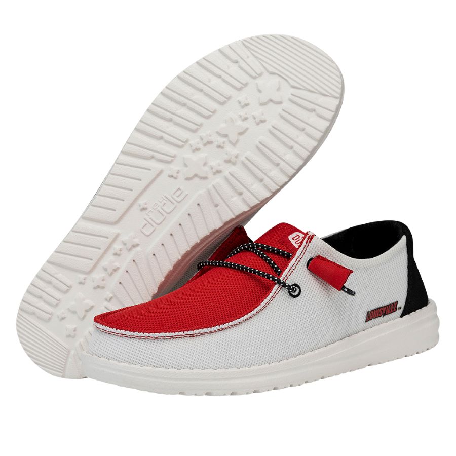 Women Wendy Louisville Cardinals - Louisville Red/White | HEYDUDE