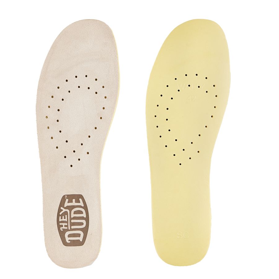 Women Men's Micro Suede Insoles - Tan | HEYDUDE