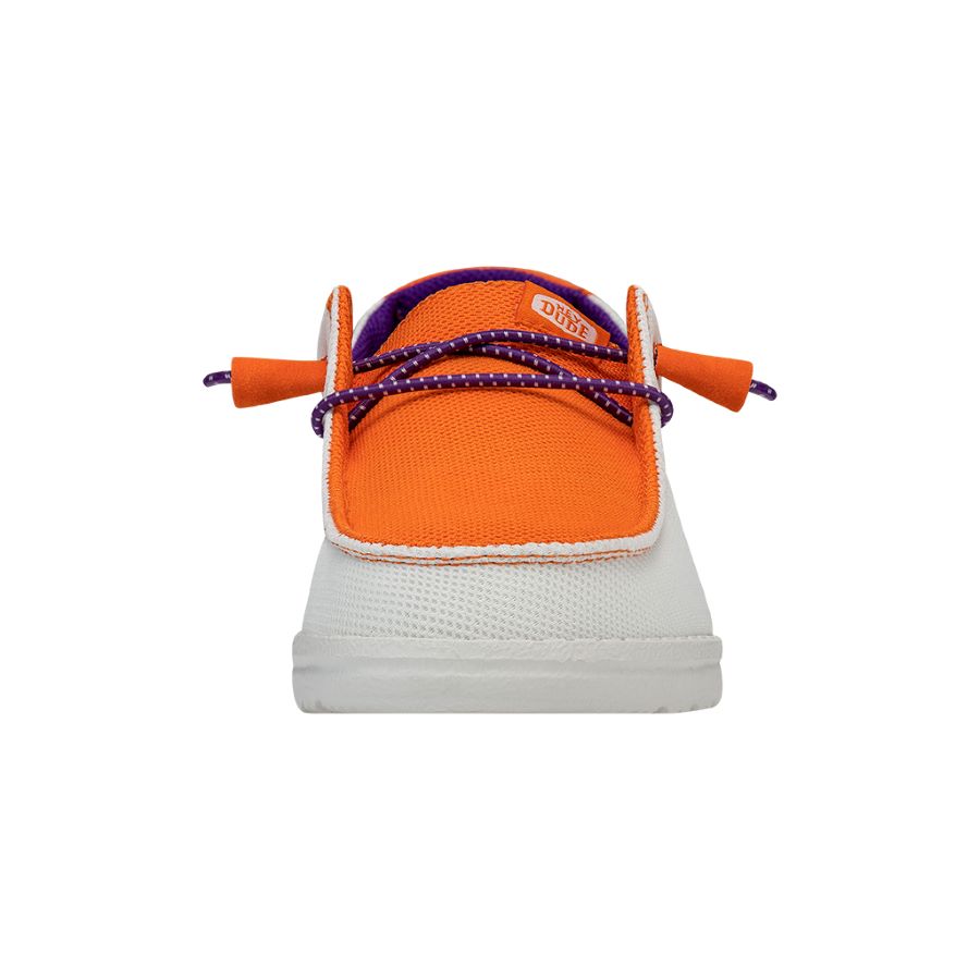 Women Wendy Clemson - Clemson Orange/White | HEYDUDE