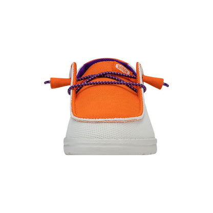 Women Wendy Clemson - Clemson Orange/White | HEYDUDE