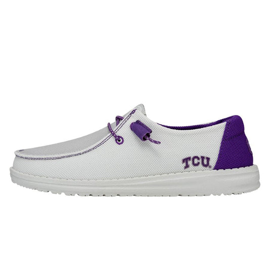 Women Wendy TCU - TCU Purple/White | HEYDUDE