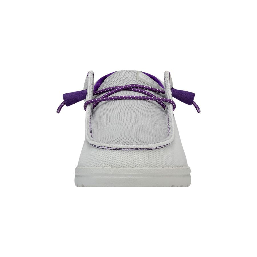 Women Wendy TCU - TCU Purple/White | HEYDUDE