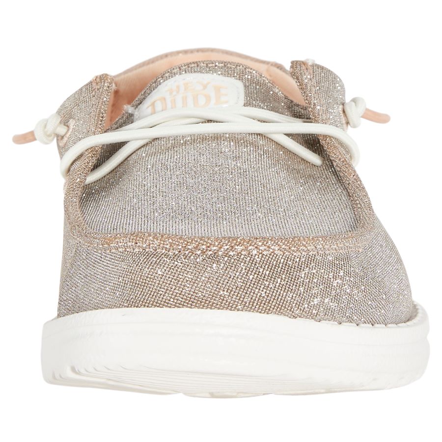 Kids Wendy Toddler Metallic Sparkle - Rose Gold | HEYDUDE