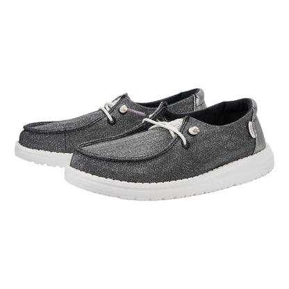 Kids Wendy Youth Metallic Sparkle - Charcoal | HEYDUDE
