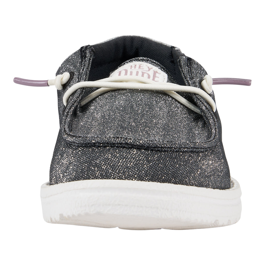 Kids Wendy Youth Metallic Sparkle - Charcoal | HEYDUDE