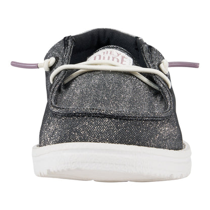 Kids Wendy Youth Metallic Sparkle - Charcoal | HEYDUDE