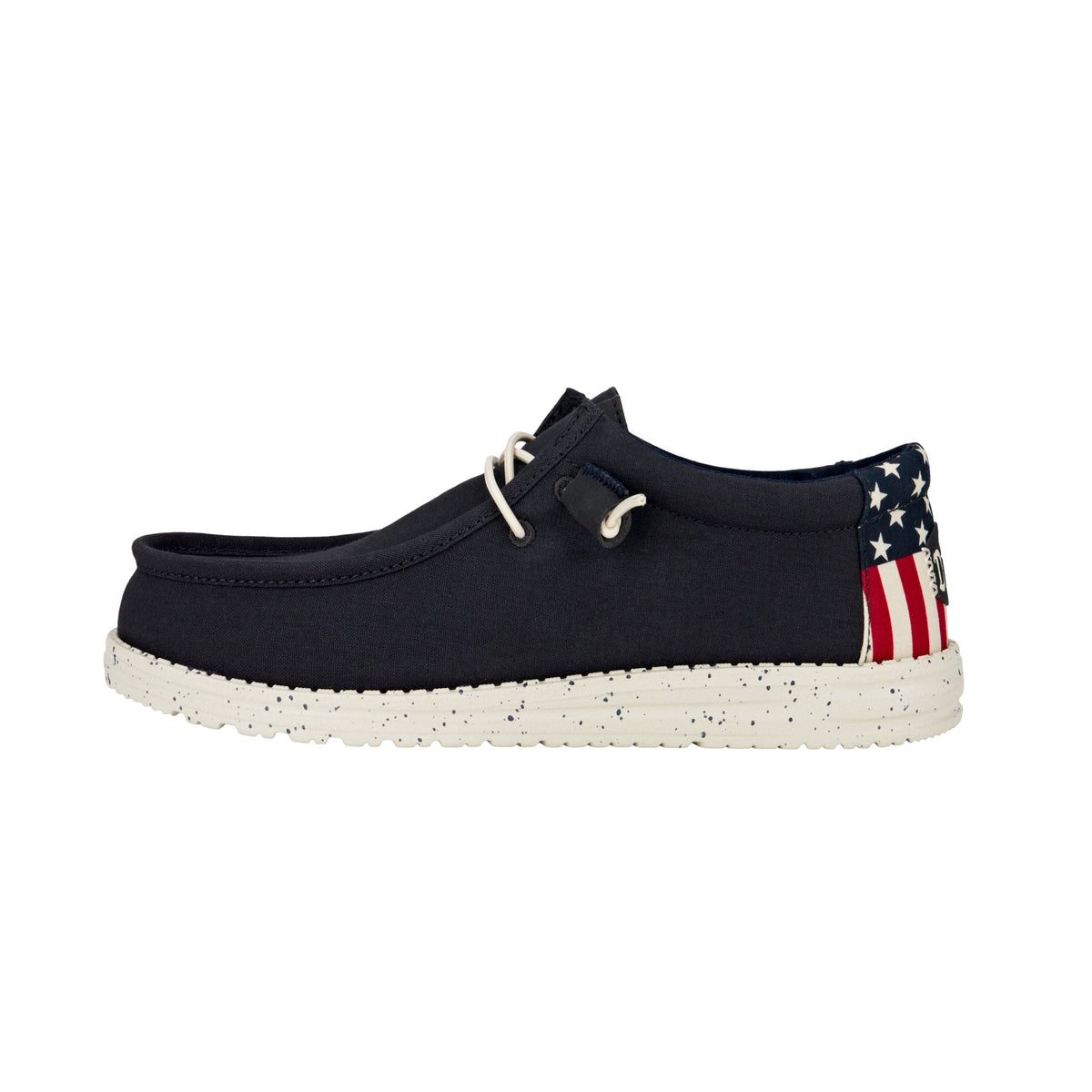 Kids Wally Toddler Americana - Navy/White | HEYDUDE