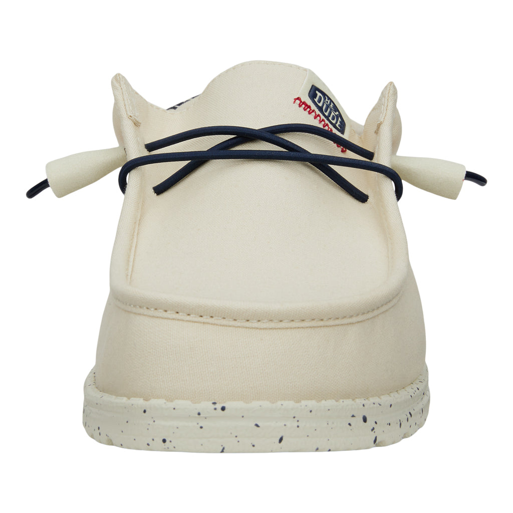 Men Wally Americana Wide - Off White | HEYDUDE