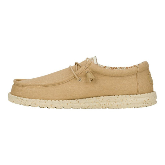 Men Wally Stretch Canvas - Tan | HEYDUDE