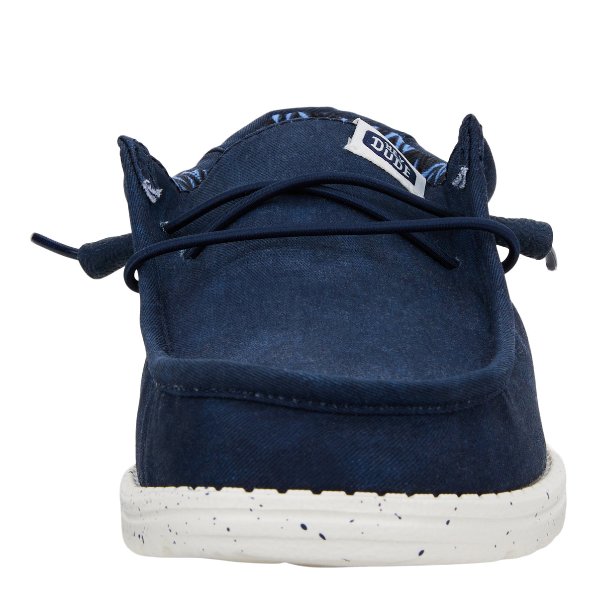 Men Wally Stretch Canvas - Navy | HEYDUDE