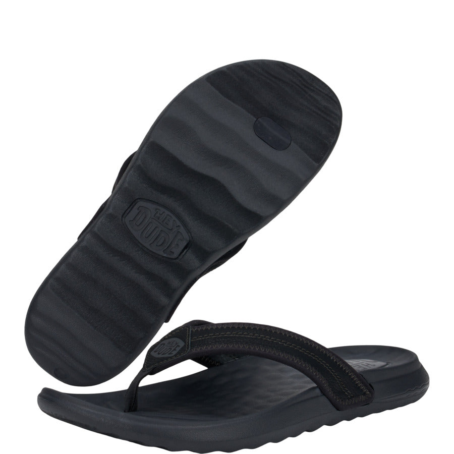 Men Myers Flip Classic - Black/Black | HEYDUDE