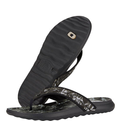 Men Myers Flip Mossy Oak Fishing - Black | HEYDUDE