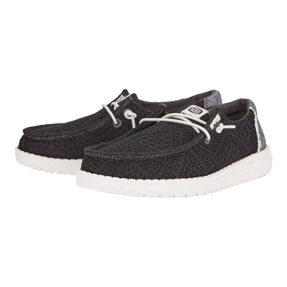 Kids Wendy Youth Boho Crochet - Black | HEYDUDE