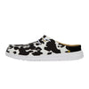 White/Black Cow Print