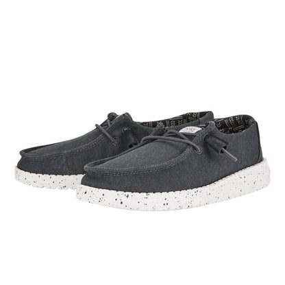 Kids Wendy Youth Stretch Canvas - Black | HEYDUDE