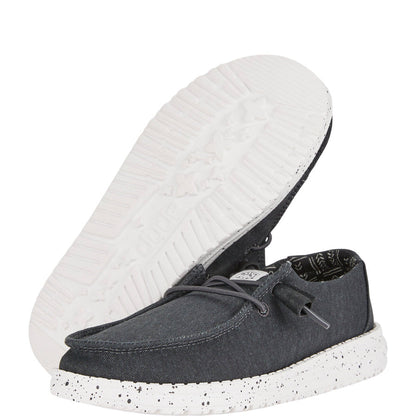 Kids Wendy Youth Stretch Canvas - Black | HEYDUDE