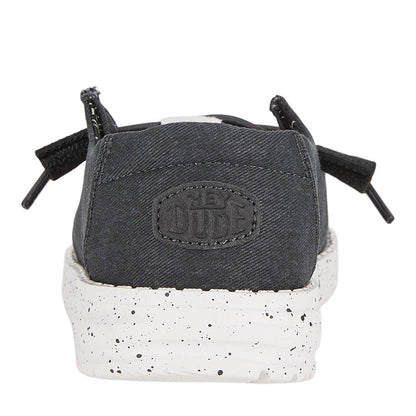 Kids Wendy Youth Stretch Canvas - Black | HEYDUDE