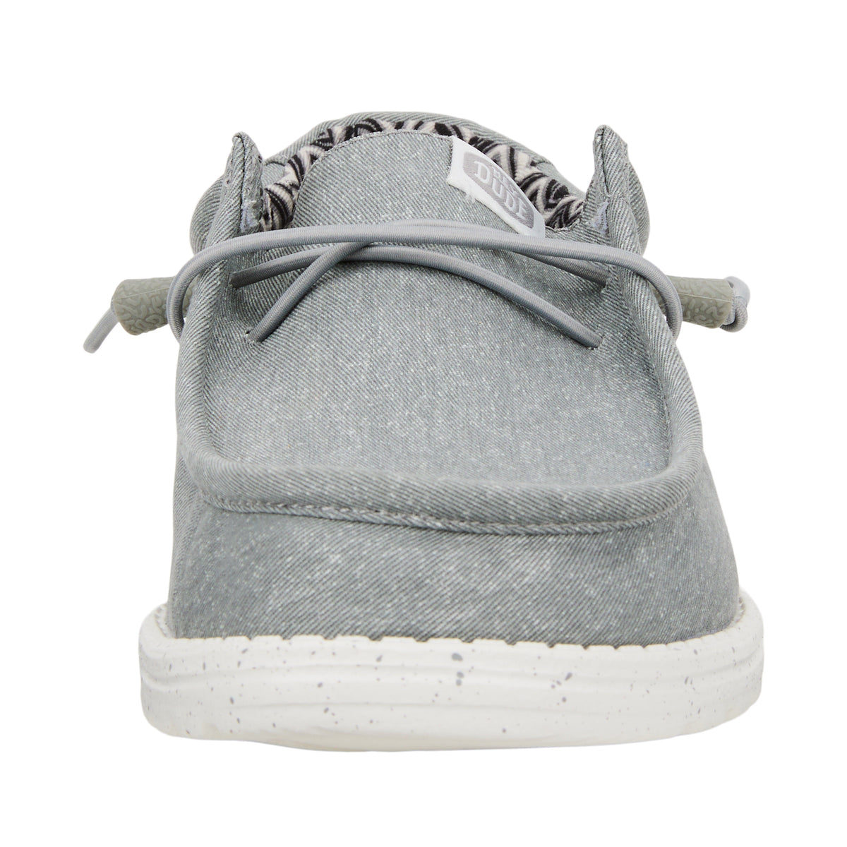 Kids Wally Toddler Stretch Canvas - Light Grey | HEYDUDE