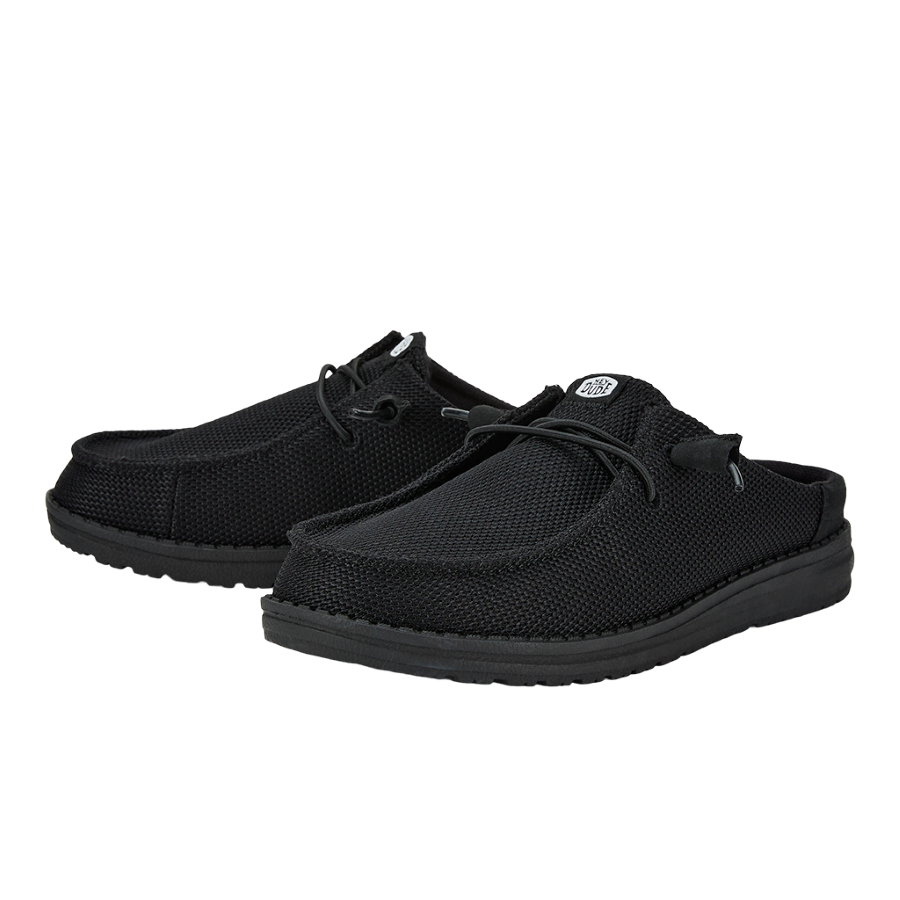 Women Wendy Slip Mono - Black/Black | HEYDUDE