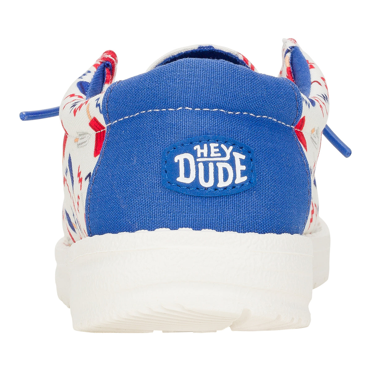 Kids Wally Youth Summer Americana - Navy/Multi | HEYDUDE
