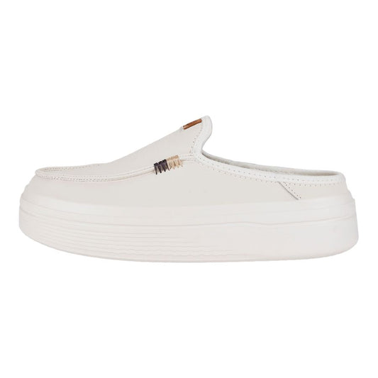 Women Austin Lift Leather Women - White | HEYDUDE