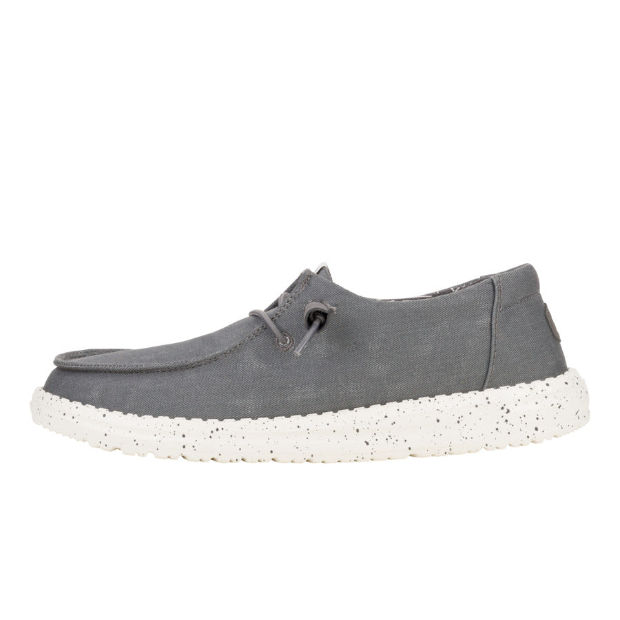 Women Wendy Stretch Canvas - Dark Grey | HEYDUDE
