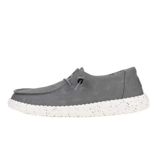 Women Wendy Stretch Canvas - Dark Grey | HEYDUDE